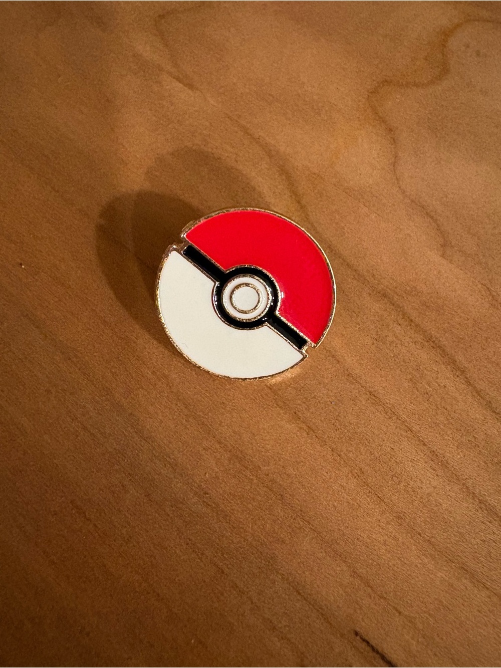 Poké Ball Enamel Pin - Red & White Circle Pin Pokemon